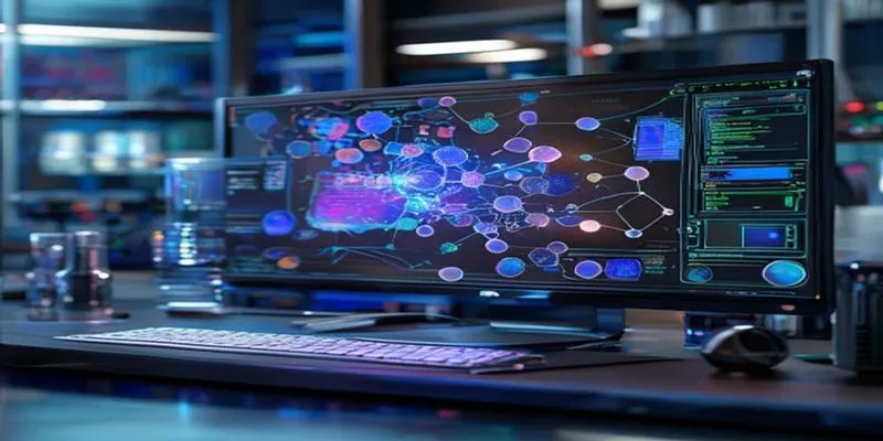 AI-powered molecular visualization on a laboratory computer screen — NVIDIA’s BioNeMo Agent Toolkit: Finally Solving the Reli