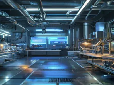 futuristic industrial laboratory automation — Beyond the Screen: Why the World Economic Forum is Pivot-Slapping AI Back to Ph