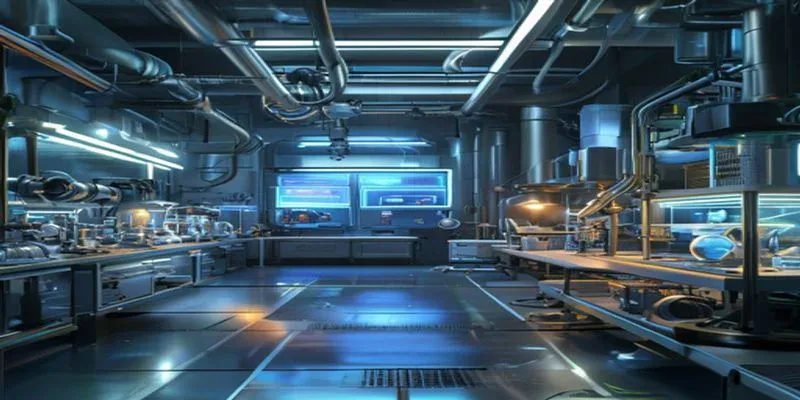 futuristic industrial laboratory automation — Beyond the Screen: Why the World Economic Forum is Pivot-Slapping AI Back to Ph