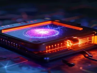 quantum sensor device glowing with critical phase energy — Unlocking Unprecedented Sensitivity: How Quantum Phase Transitions
