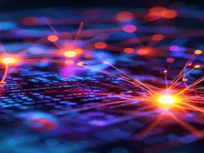 glowing vector nodes merging into markdown document — Definitive Guide to Essential LLM Context Optimization